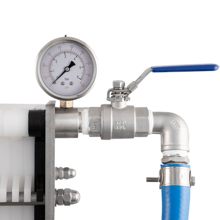 EnoItalia Plate Filter - 10 Plate - Trolley Style w/ Pump - 110V