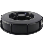 Farro Glass - Wide Mouth Glass Carboy - Replacement Lid - Black