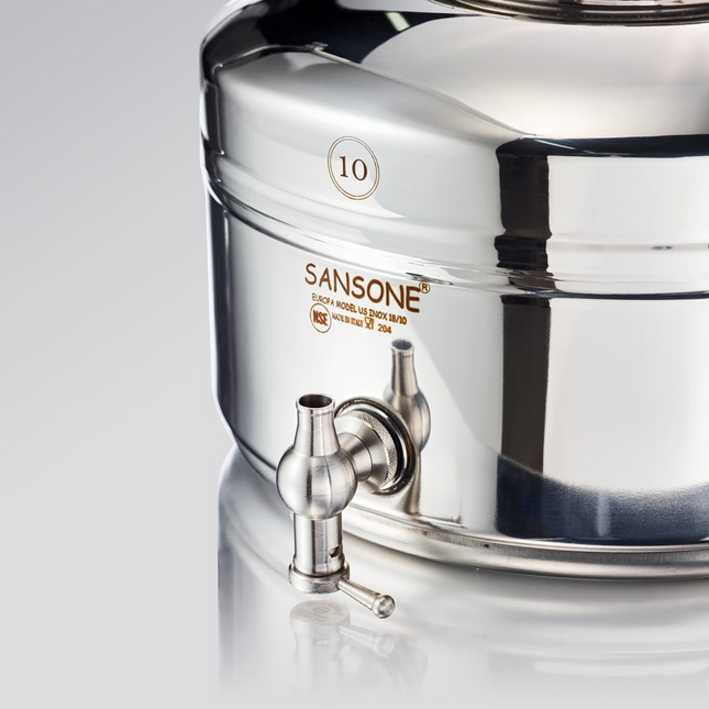 Sansone 316 Stainless Fusti Water Tap - 1/2 in. BSP