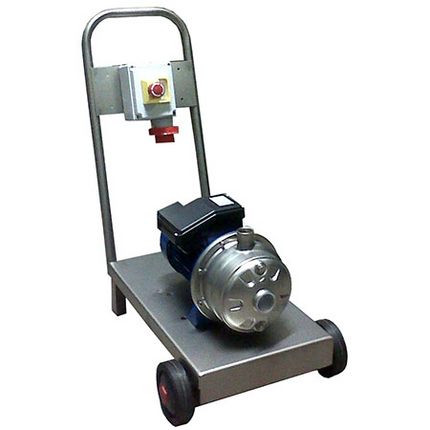 EnoItalia - Tank Washing System - Centrifugal Pump w/ Stainless Washing Slide - 2HP, 220V Single Phase