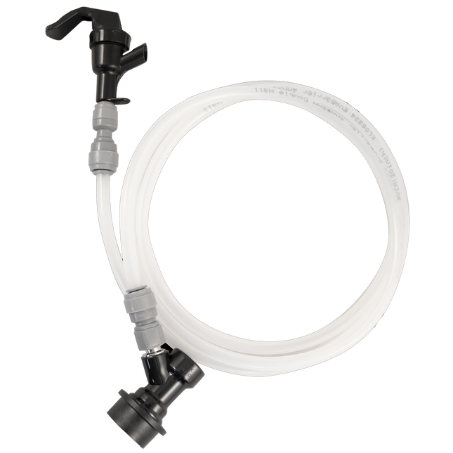 EVABarrier Beer Tubing Assembly - 4mm ID x 8mm OD - Ball Lock Quick Disconnect (QD)
