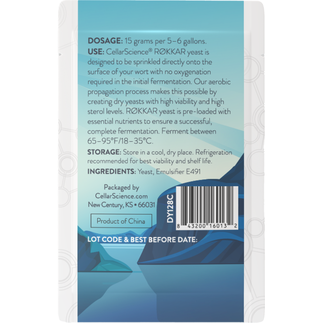 CellarScience - Dry Yeast - ROKKAR  - PLACEHOLDER