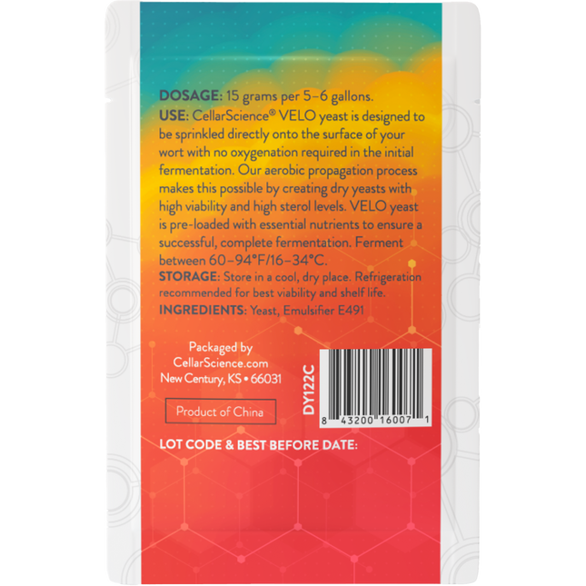 CellarScience - Dry Yeast - VELO  - PLACEHOLDER