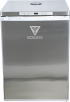 Komos V2 Kegerator Deluxe Stainless with Komos Regulator - REFRIGERATOR ONLY - COSMETIC DEFECT