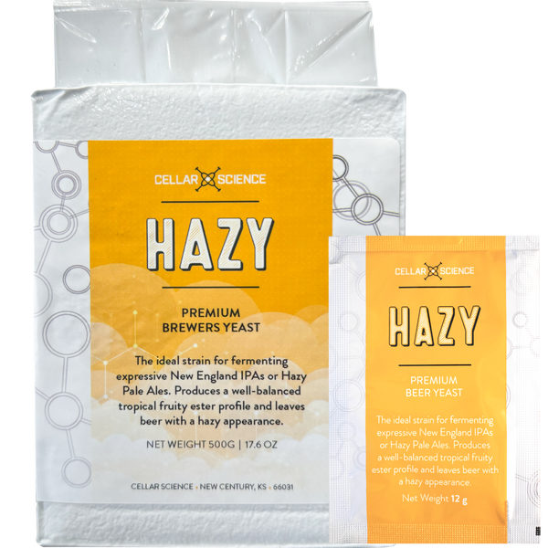 CellarScience® HAZY Dry Yeast | New England Ale | Premium Beer Yeast