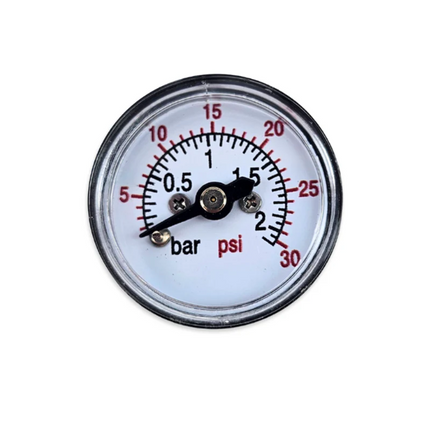 Duotight - 8mm (5/16) Male Duotight x Mini Gauge 25mm - 0-30psi