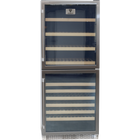 Komos - Wine & Beer Cooler - 30 in. Wide Double Glass Door Cooler - Dual Zone - Wine Bottle + Beer Can