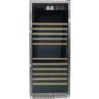 Komos - Wine & Beer Cooler - 30 in. Wide Single Glass Door Cooler - Dual Zone - Wine Bottle + Beer Can