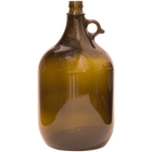 Glass Bottle - 5L Gallon Green Jug with Handle