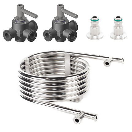 Brewtools - Counterflow Chiller Kit, B50 - With valves and accessories
