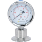 BevBright - Stainless - 1.5 in. T.C. Pressure Gauge (0-140 psi)