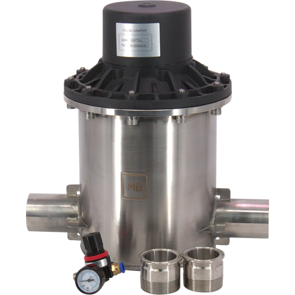 MB - Pulse Dampener for Sanitary Pneumatic Diaphragm Pump - 100 GPM