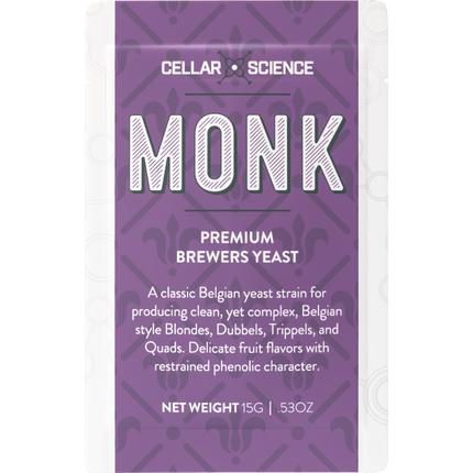 CellarScience - Dry Yeast - MONK Belgian Abbey Ale - PLACEHOLDER