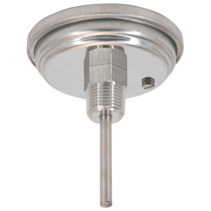 BrewBuilt - Thermometer - 1/2 in. NPT - 3 in. Dial Face x 2 in. Probe