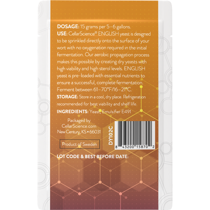 CellarScience - Dry Yeast - ENGLISH Ale - PLACEHOLDER