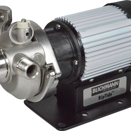 RipTide Pump V1.5- NPT -European - 230V - with vent barb and thread on shaft