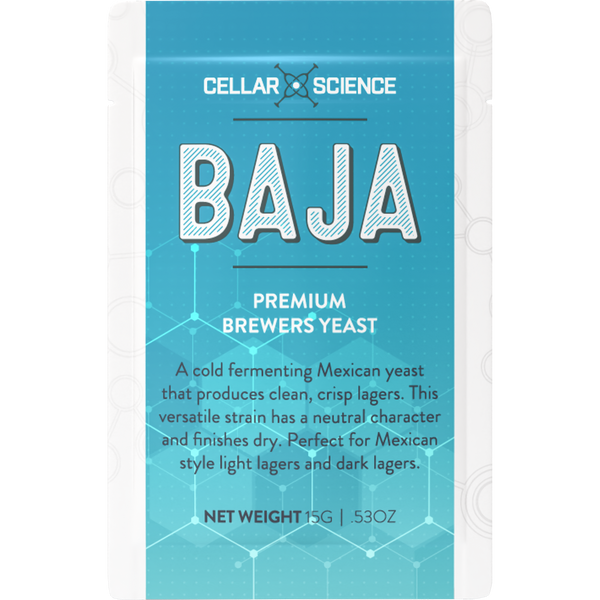 CellarScience® BAJA Dry Yeast | Mexican Lager | Premium Beer Yeast