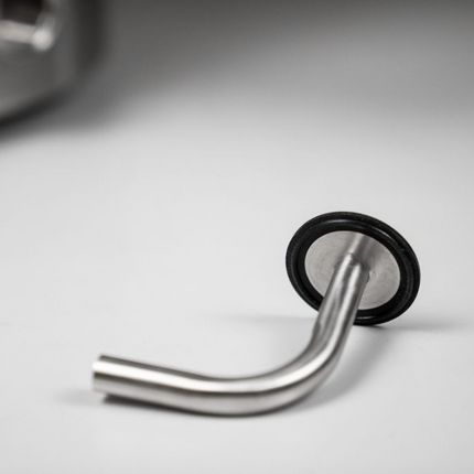 Tri-Clamp Dip Tube with Integrated Gasket Overmolded