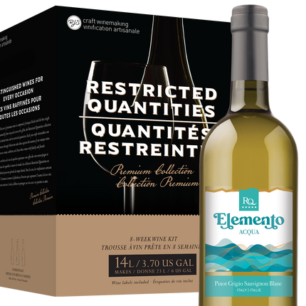 Wine Kit - RJS Craft Winemaking - RQ27 - Pinot Grigio Sauvignon Blanc