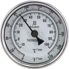 BrewBuilt - Thermometer - 1.5 in. T.C. - 3 in. Dial Face x 6 in. Probe