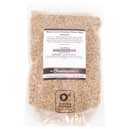 Malt - Weyermann Eraclea Pilsner - Per Lb (Showroom Only)