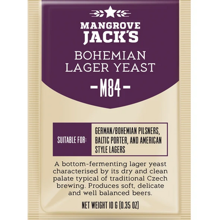 Mangrove Jack's Craft Series Bohemian Lager Yeast M84 - 10g