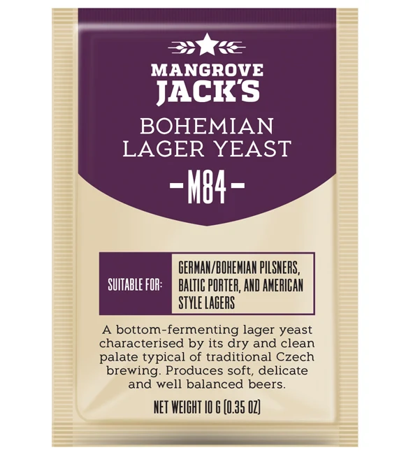 Mangrove Jack's Craft Series Bohemian Lager Yeast M84 - 10g