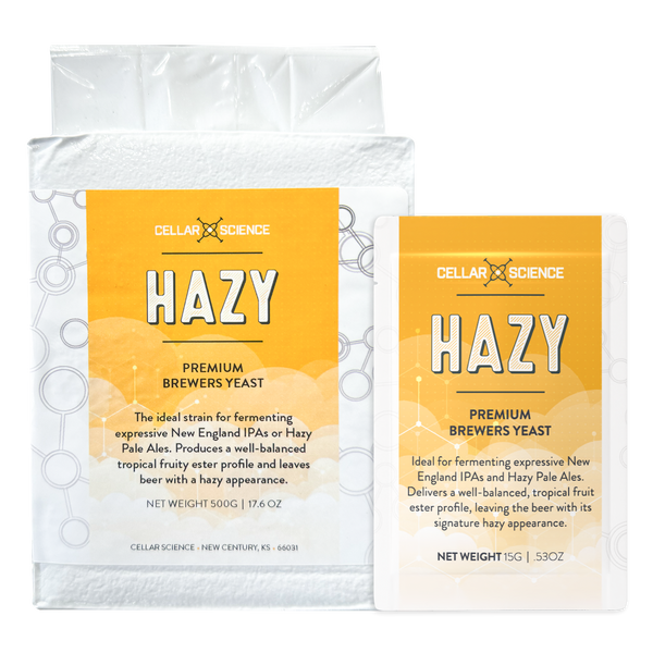 CellarScience® HAZY Dry Yeast | New England Ale | Premium Beer Yeast