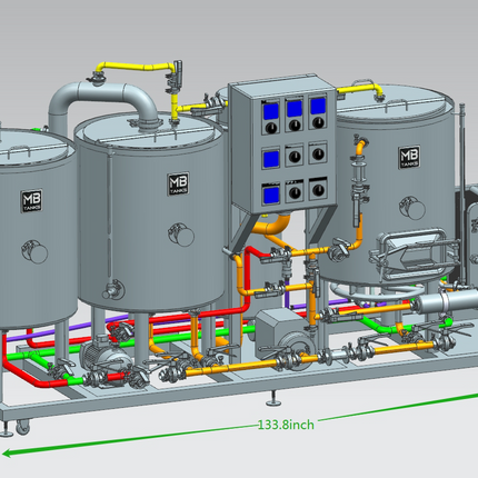 MB - Oil Heated Brewhouse - 3 Vessel - Automation - PLACEHOLDER