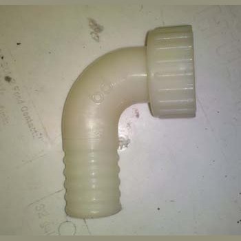Speidel Plastic Outlet Elbow 90 Degree with Cap Nut - G 1 inch BSP - for BD, FD, BO, FO1 Style Tanks