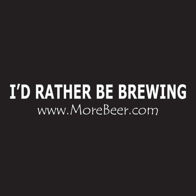 I'd Rather Be Brewing - Bumper Sticker